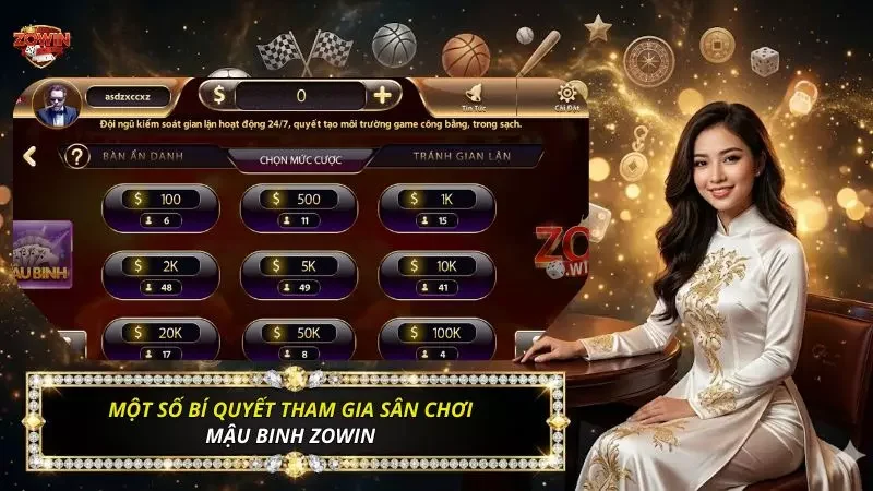 Mậu Binh Zowin - Hướng Dẫn Cách Chơi Chi Tiết Cho Tân Thủ 2026 5 Kinh nghiệm rải bài đỉnh cao giúp quét sạch mọi bàn cược