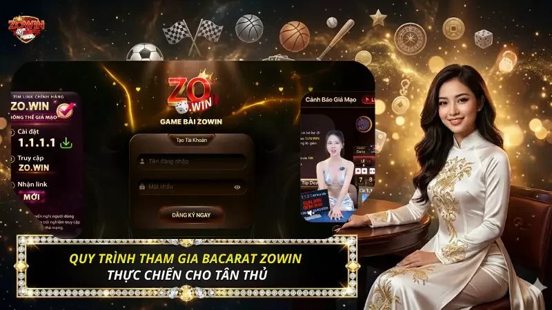 Baccarat Zowin Và Tuyệt Chiêu Hạ Gục Bàn Cược Từ Cao Thủ 4 Bật mí quy trình tham gia sân chơi Baccarat nhanh chóng nhất