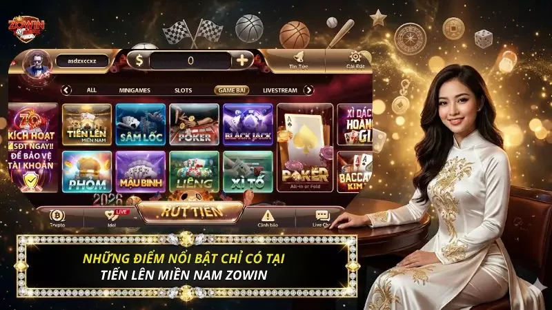 Tiến Lên Miền Nam Zowin - Bí Quyết Đánh Bài Thắng Lớn 2026 2 Những ưu điểm đầy nổi bật tại sân chơi Tiến Lên Miền Nam