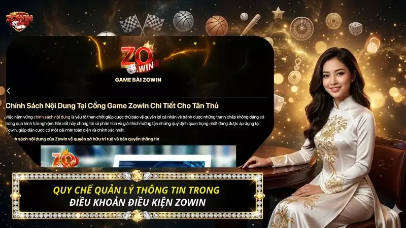 Chi tiết quy chế quản lý thông tin trong điều khoản điều kiện