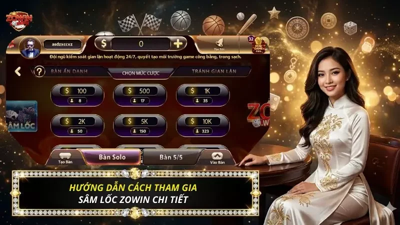 Quy trình tham gia thực chiến sảnh Sâm Lốc cho tân thủ