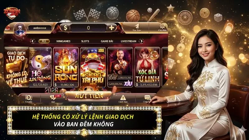 Hệ thống xử lý các giao dịch hoạt động xuyên suốt 24/7