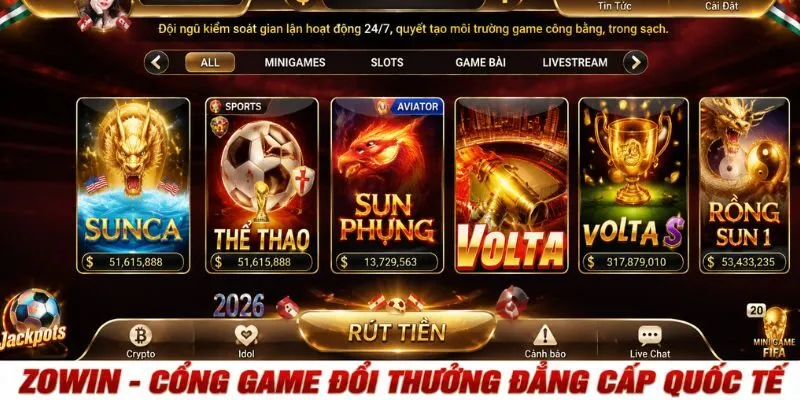 cong game zowin