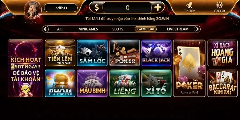 zowin game bai
